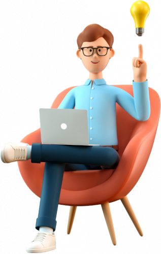 men with creative idea, ideas, men with laptop, office working free png